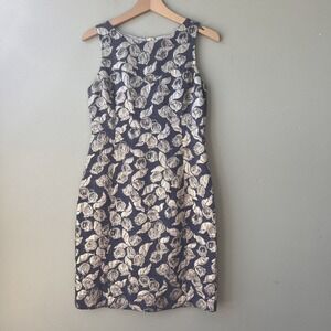 Tibi New York Sleeveless Floral Jacquard Dress Size 4
